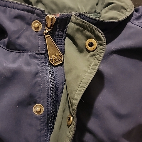 Vintage Tourney Jacket  Blue Gore Tex Windbreaker Pullover Waterproof  Sz XL - Picture 9 of 9